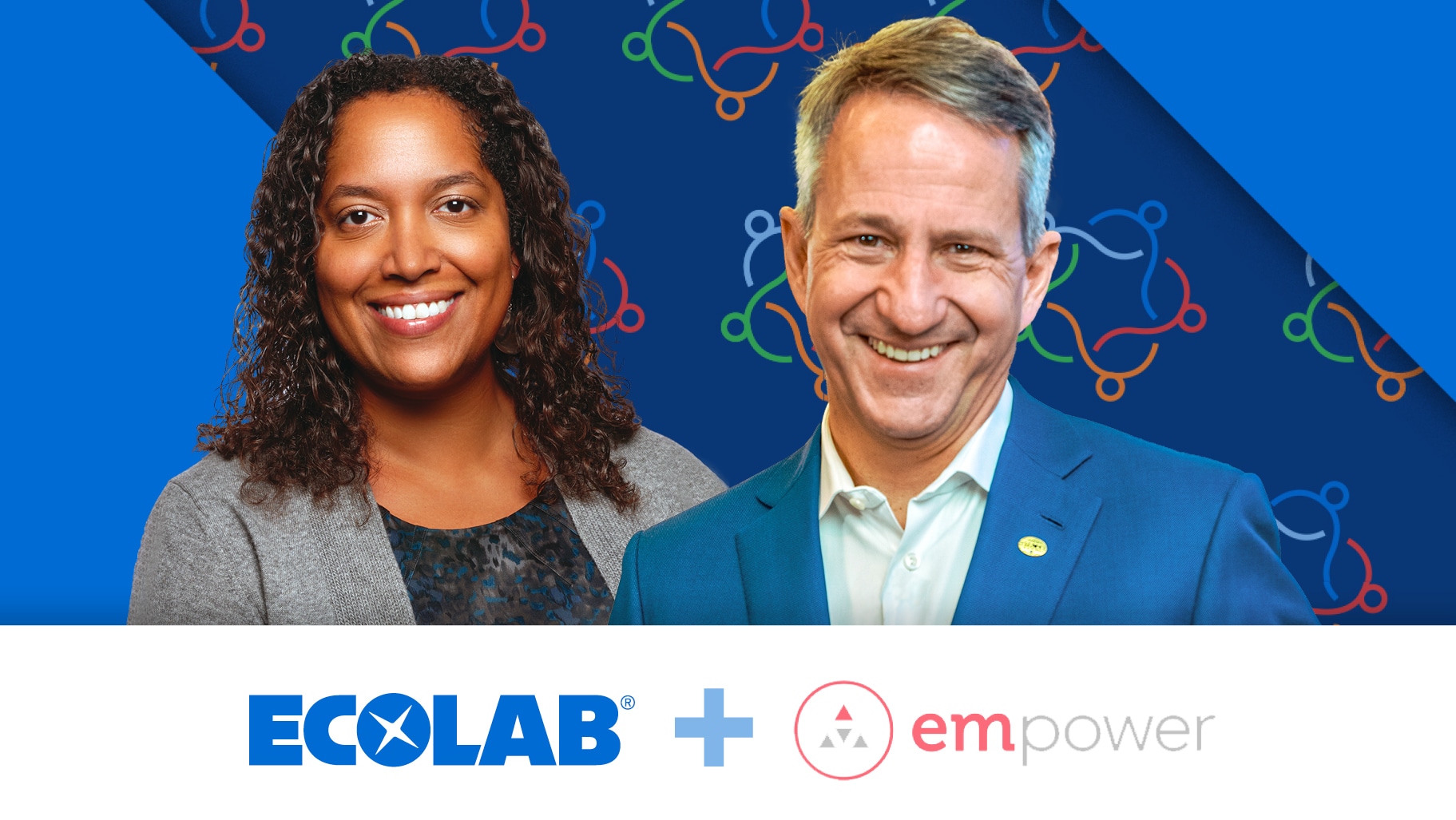 Christophe Beck, Chairman y CEO de Ecolab, y Gail Peterson, Chief Marketing Officer, nombrados en la lista 2023 Empower Role Model List de INvolve